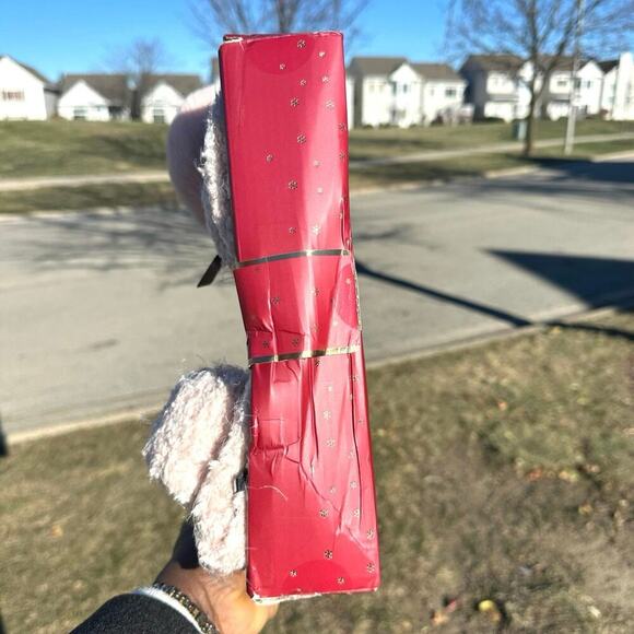 Vince Camuto Faux Fur Hat And Loop Winter Set Color Blush - Picture 5 of 11